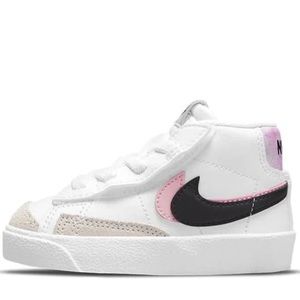 NIKE Toddler Blazer Mid '77 SE TD 'Double Swoosh - White Arctic Punch'